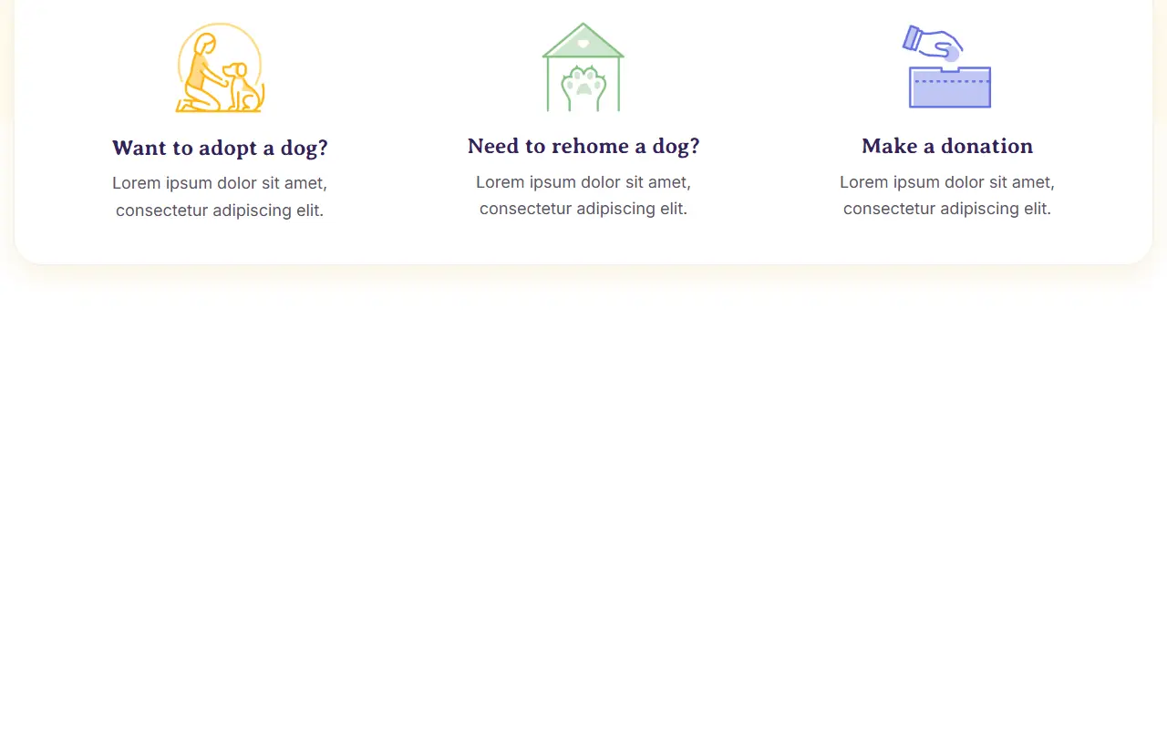 หน้าแรกของธีม Dog Pals บนคอมพิวเตอร์