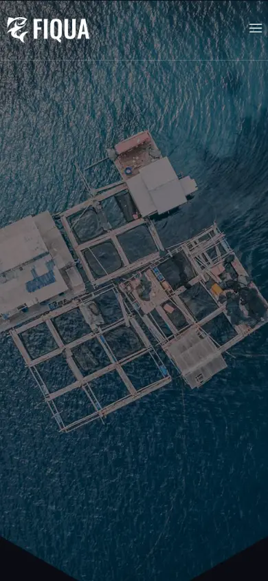 หน้าแรกของธีม Fiqua Aqua Farm บนมือถือ
