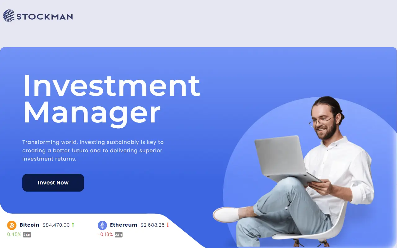 หน้าแรกของธีม Stockmen บนคอมพิวเตอร์