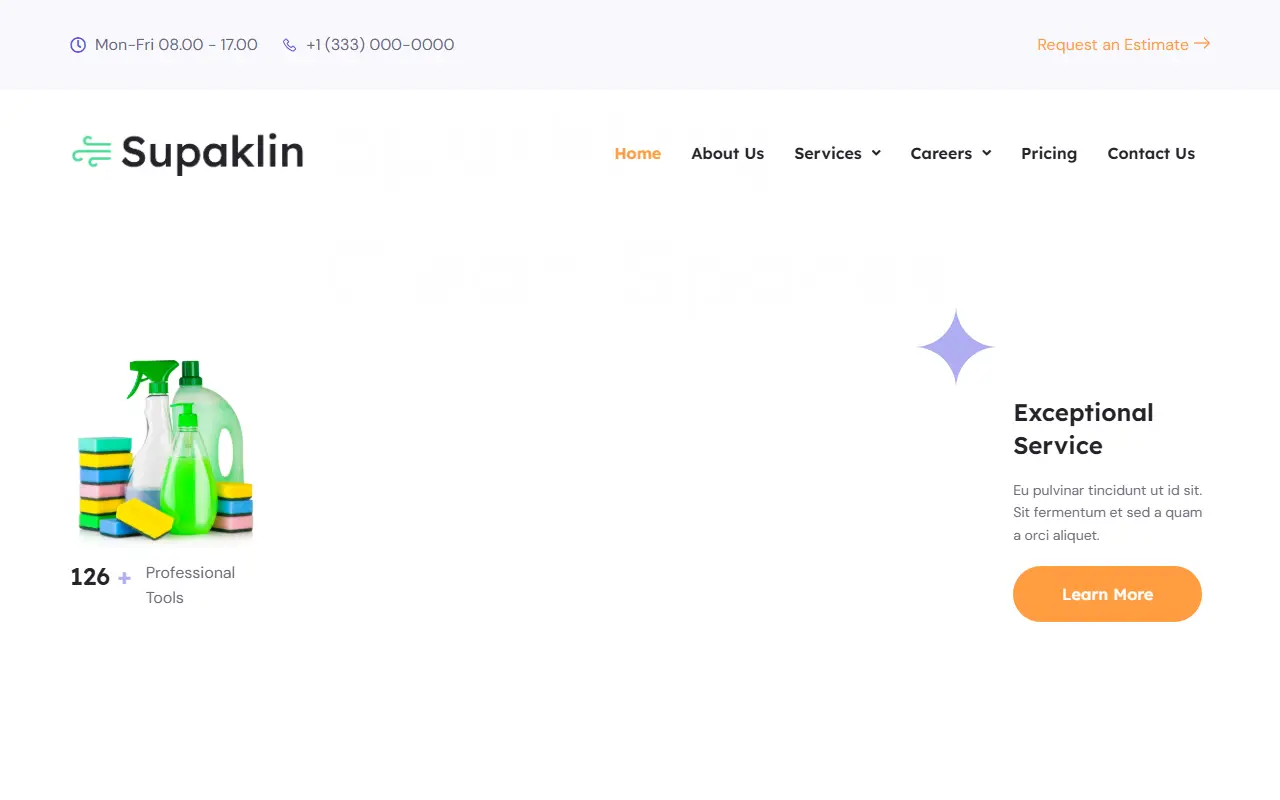 หน้าแรกของธีม Supklin บนคอมพิวเตอร์