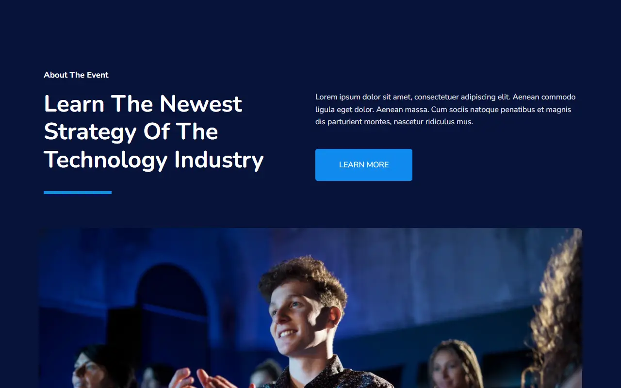 หน้าแรกของธีม TechSly บนคอมพิวเตอร์