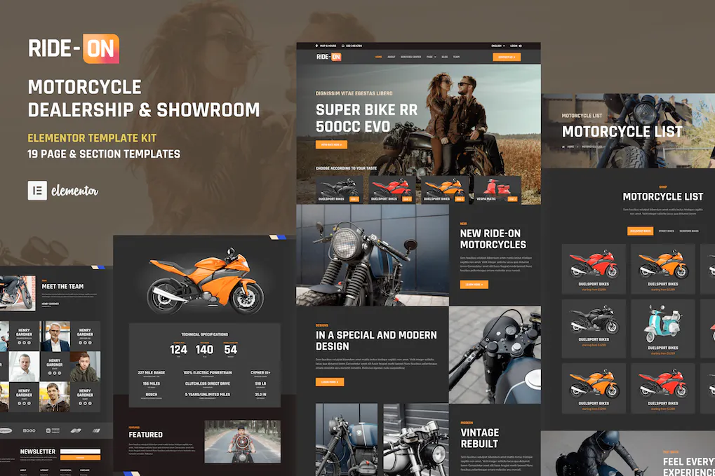 Ride ON - Motorcycle Dealership