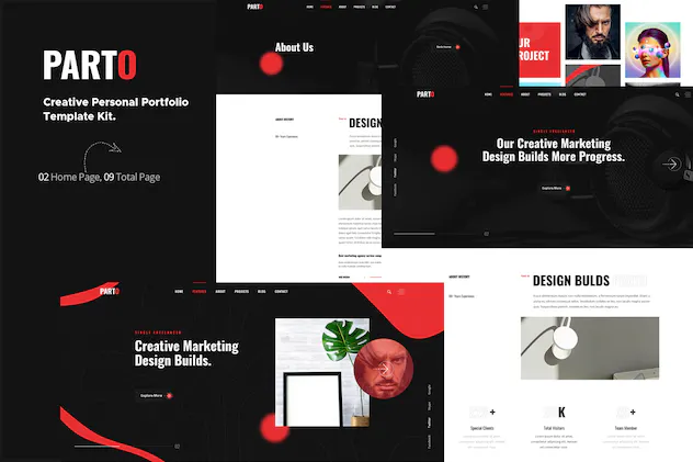Parto Creative Personal Portfolio