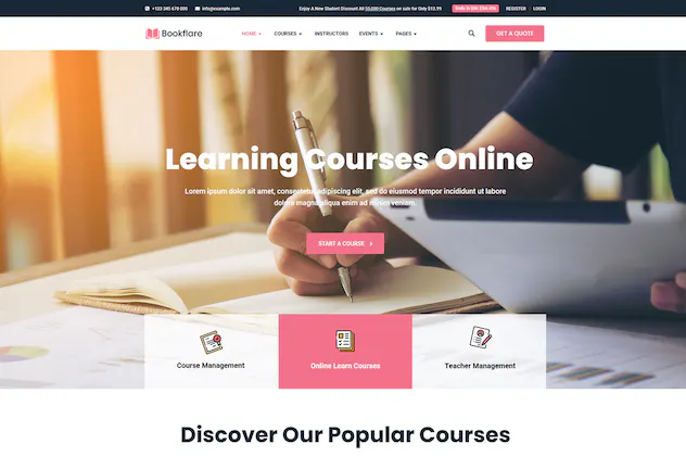 Bookflare Modern Education - Online Learning