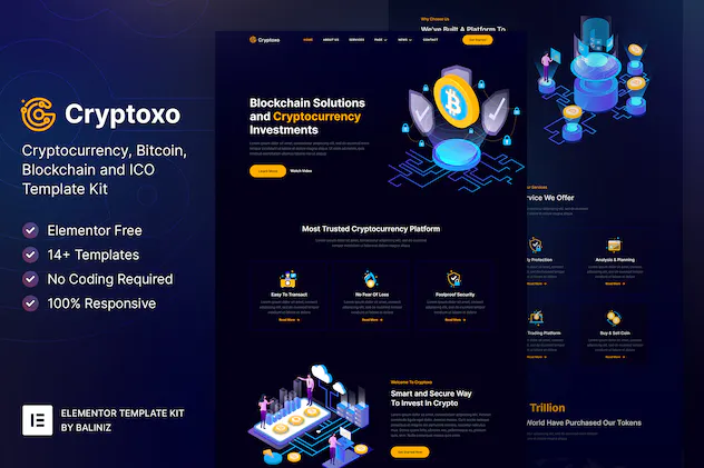 Cryptoxo Cryptocurrency Blockchain - Bitcoin