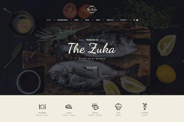 Zukares Restaurant - Cafe Food
