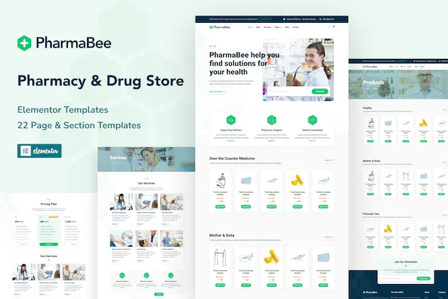 PharmaBee - Pharmacy - Drug Store Website